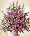 FTD Leaf and Petals Basket