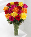 FTD Bright Spark Rose Bouquet - DELUXE FTD Bright Spark Rose Bouquet - DELUXE
