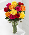 FTD Bright Spark Rose Bouquet FTD Bright Spark Rose Bouquet