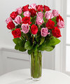FTD Red and Lavender Rose Bouquet - PREMIUM FTD Red and Lavender Rose Bouquet - PREMIUM
