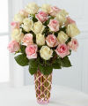 FTD Mothers Pink and Cream Rose Bouquet - PREMIUM FTD Mothers Pink and Cream Rose Bouquet - PREMIUM