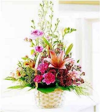 FTD  Springtime Floral Garden Basket