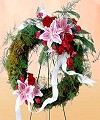 FTD� Lily & Rose Wreath