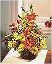 Orange Lily Basket
