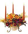 Fall Leaves Candle Bouquet