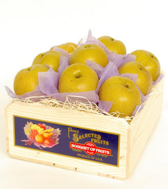 Asian Pear Fruit Crate - FedEx